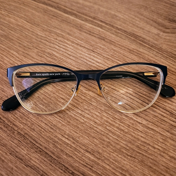 kate spade Other - Kate Spade Kids Dark Blue and Gold Eyeglasses